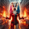 CUKROVÁ TLAČ jedlý obrázok na tortu Cukrová hmota Batman Harley Quinn 3 + MENO