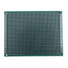 DVOJSTRANNÁ PROTOTYPOVÁ DIY DOSKA DPS s tlačenými obvodmi PROTOBOARD 6X8CM 10KS