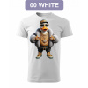 Funtricko 37 gangsta_duck_1 FARBA TRIČKA: BIELA/WHITE, VEĽKOSŤ: M, DRUH/MUŽSKÉ/ŽENSKÉ/DETSKÉ: ŽENSKÉ/Vypasovaný strih