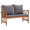 Lavica s operadlom, drevo 67 x 119 cm