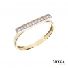MOZA gold Prsteň MG1594 Veľkosť: 54
