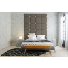 Čalouněný nástěnný panel Classic plus 30/30/3 cm - šedobéžová