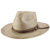 BULLHIDE HATS Pánsky letný klobúk OASIS - Shantung Panama, ručne zdobený vintage štýl Veľkosť: 59 cm (L)