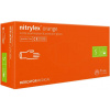 Nitrilové rukavice nitrylex orange 100ks (Vysoko kvalitné rukavice, nepudrované, nitrilové, farba magenta.)