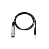DMX DMX adaptér Eurolite DMX-Adapter OUT, [1x jack zástrčka 3,5 mm - 1x XLR zásuvka], 1.00 m; 51916210