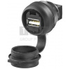 Delock 1018840000 USB adaptér typu A Zásuvka USB 2.0 IP65 IE-FCM-USB-A 1018840000
