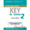 Cambridge Key Eng Tests for School 2: Student´s Book - Cambridge University Press