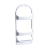Bathroom Solutions Závesná kúpeľňová polica HLAZ 62 cm biela