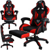 Eoshop Herní židle - černo-červená Dunmoon