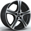 Ronal R55 SUV Schwarzmatt-frontkopiert 8.5x18 5x112 ET45