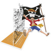 Abysse Corp One Piece Acryl Bookend Luffy with his flag Zarážka na mangy