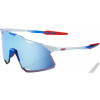 100% HYPERCRAFT - TotalEnergies Team Matte White / Metallic Blue / HiPER Blue Multilayer Mirror uni