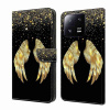 Peňaženkové puzdro Crystal na Xiaomi 13 Pro - Golden Wings