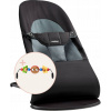 Babybjorn Deckchair vyváženia mäkká čierna/tmavo šedá (Babybjorn Deckchair vyváženia mäkká čierna/tmavo šedá)