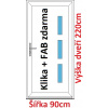 Soft Vchodové plastové dvere Julie 90x220 cm - Akce!
