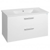 Aqualine Vega Umývadlová skrinka 97x60x43,8 cm, biela VG103