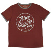 Tričko Alice In Chains - Circle Emblem, Unisex,Červená,S