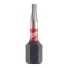 Bit Milwaukee skrutkovací Shockwave TX BO8 25 mm 2 ks (skrutkovací bit TORX® BO, 2 ks v blistri)