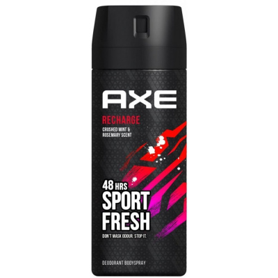 Axe Recharge Sport Fresh Arctic Mint & Cool Spices Scent deospray 150ml