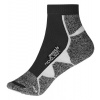 James&Nicholson Unisex športové ponožky JN214 Black 39-41