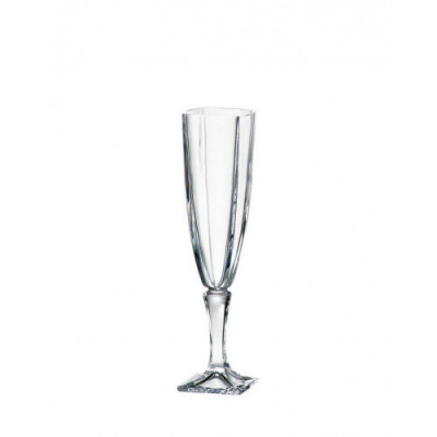 Crystal Bohemia Crystalite Bohemia AREZZO poháre na šampanské 140 ml / 6 ks