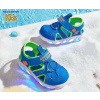 Chlapčenské blikajúce sandále modré Skechers HYPNOSPLASH