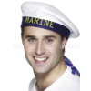 Námornícka čiapka - MARINE - bielo - modrá so stužkami