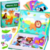 Magnetická kniha-puzzle, edukačná hračka Montessori – Zvieratá (sada)