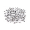 Plastové voskové koráliky / perly Glance ryža 3x6 mm - 10 g 2 strieborná