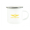 Plechový hrnček Aeroflot