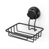 Držiak na mydlo / špongiu Compactor Bestlock Black s prísavkou - bez vŕtania, nosnosť 4 kg (RAN9777)