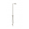 Axor Starck - Sprchový set s batériou, priemer 24 cm, 1 prúd, vzhľad nerezová 12670800