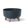Prosperplast Květináč GRACIA LOW 28,5 cm - barva: antracit