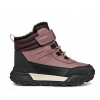 Juniorské snehule Geox Trekkyup ABX dark pink 33 EU