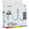 Avide LED pás 12V / 16W / IP65 / RGB / 5m - music control+ IR