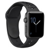 BStrap Silicone Sport remienok na Apple Watch 42/44/45mm, Black