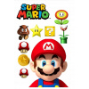 CUKROVÁ TLAČ jedlý obrázok na tortu Cukrová hmota SUPER MARIO LUIGI YOSHI SADA