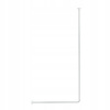 Uhlová sprchová tyč AWD Interior 94-180 x 22 mm biela