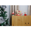 Dekorácia MagicHome Vianoce, Drevený koník, 12x LED, 2xAAA, teplá biela, 25x4x21 cm