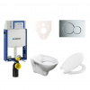 S-line Cenově zvýhodněný závěsný WC set Geberit k zazdění + WC Pro 110.302.00.5NR2