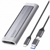 Disková kapsa Orico AXM2S-G2-V1 M.2 NVME/NGFF USB-C/USB-A na USB-C 6Gb/s
