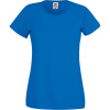 Fruit of the Loom Tričko Lady-Fit Original T, krátký rukáv, dámské COT16142045002-royal blue M Modrá královská