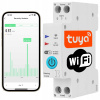 WiFi relé 16A s meraním prúdu a výkonu na DIN lištu TUYA Smart Life