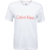 Calvin Klein S/S CREW NECK biela,oranžová Dámske tričko S