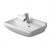 Duravit Starck 3 - Umývadlo Compact 600x370 mm, 1 otvor pre batériu prepichnutý, biela 0301600000