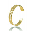 Victoria Walls Dvojitý pevný náramok Aurevia Gold VWB260667G