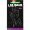 Korda Rovnátka Kickers D Rig Green 10 ks veľkosť S