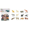 Wiky Zvieratká figúrky divoká zver 12 ks set 10 cm WKW028569