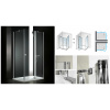 Aquatek GLASS R13 sprchovací kút, obdĺžnik 100x80 cm (Aquatek R13 sprchový kút 100x80 cm)