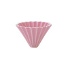 Origami keramický dripper S růžový